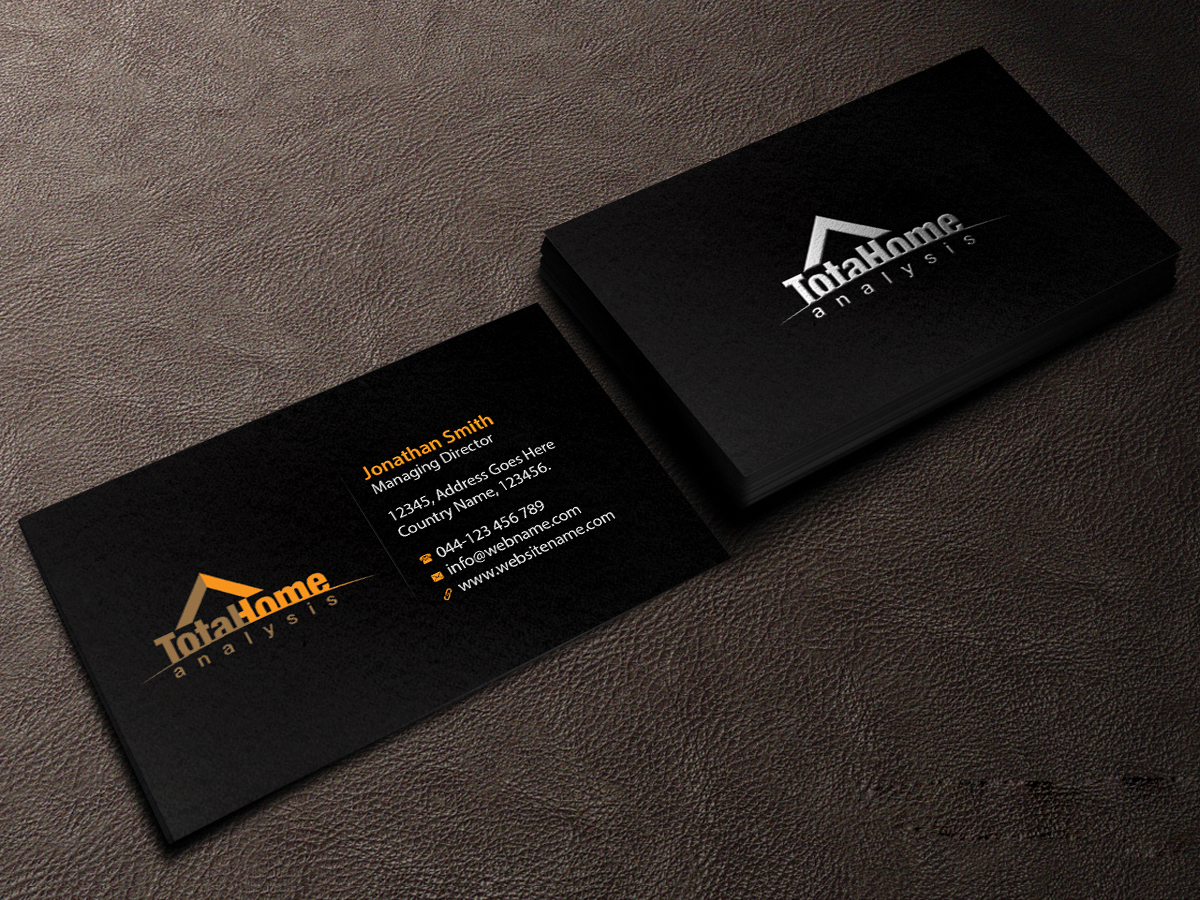 Business Card Design by Creations Box 2015 for Total Home Analysis | Design #7889307