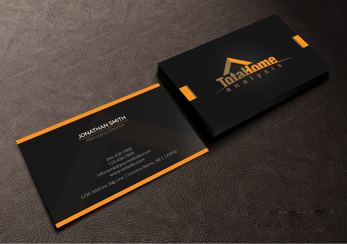 Business Card Design by Creations Box 2015 for Total Home Analysis | Design #7889309