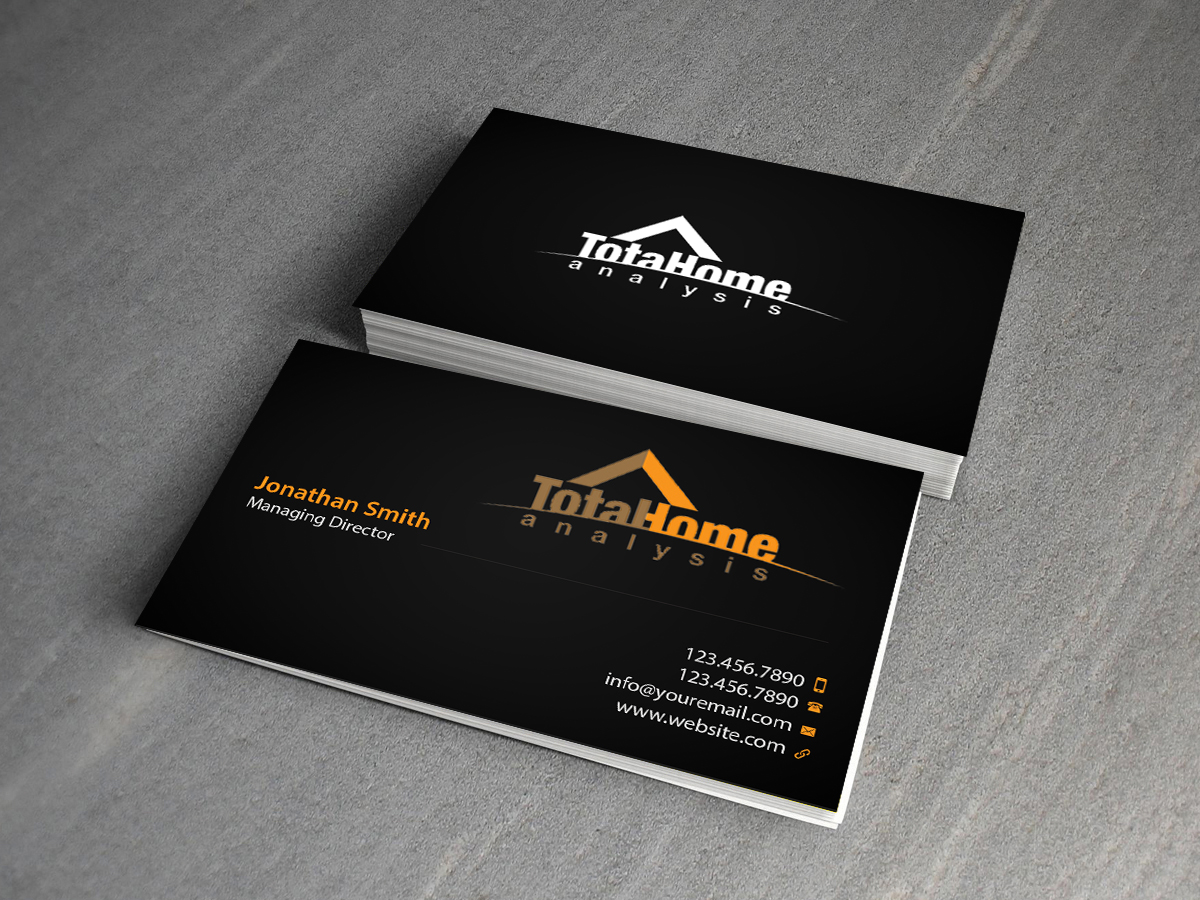 Business Card Design by Creations Box 2015 for Total Home Analysis | Design #7889311