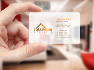 Design de Carte de Visite par Creations Box 2015 pour Total Home Analysis | Design : #7889320