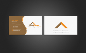Business Card Design by chandrayaan.creative for Total Home Analysis | Design: #7897336