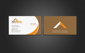 Business Card Design by chandrayaan.creative for Total Home Analysis | Design: #7897342