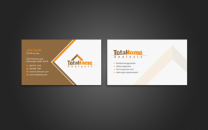 Business Card Design by chandrayaan.creative for Total Home Analysis | Design: #7897354