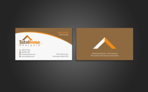 Business Card Design by chandrayaan.creative for Total Home Analysis | Design: #7897363