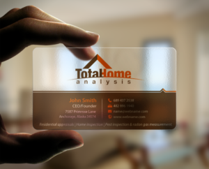 Design de Carte de Visite par chandrayaan.creative pour Total Home Analysis | Design : #7897372