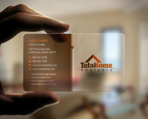 Design de Carte de Visite par chandrayaan.creative pour Total Home Analysis | Design : #7897376