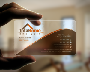 Business Card Design by chandrayaan.creative for Total Home Analysis | Design: #7897391