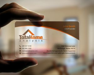 Business Card Design by chandrayaan.creative for Total Home Analysis | Design: #7897392