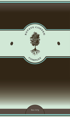 Packaging Design by TonyAlanCooper for Estate Coffee Company | Design #7927931