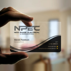 Business Card Design by INDIAN_Ashok for New Phase Electrical & Communications | Design: #8437478