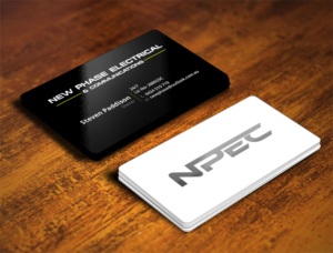 Business Card Design by Verified artistry (Design garden) for New Phase Electrical & Communications | Design: #8431375