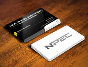 Business Card Design by Verified artistry (Design garden) for New Phase Electrical & Communications | Design: #8431378