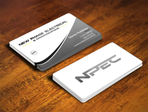 Business Card Design by Verified artistry (Design garden) for New Phase Electrical & Communications | Design: #8431385