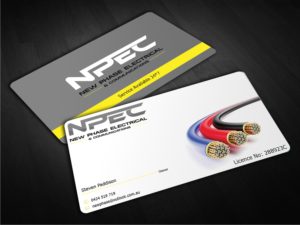 Business Card Design by EWS Webs for New Phase Electrical & Communications | Design: #8424210