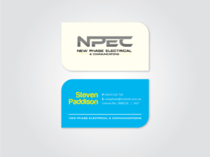 Business Card Design by cherylho for New Phase Electrical & Communications | Design: #8429574