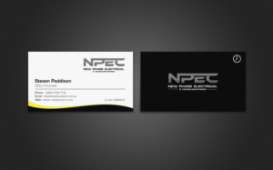 Business Card Design by chandrayaan.creative for New Phase Electrical & Communications | Design: #8432624