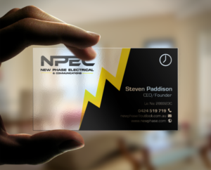 Business Card Design by chandrayaan.creative for New Phase Electrical & Communications | Design: #8432637