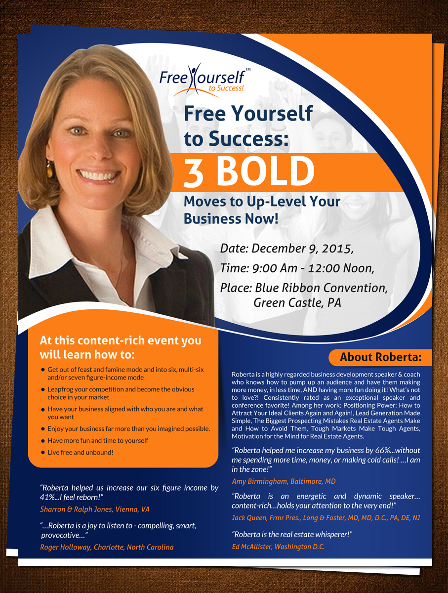 bold upmarket flyer design by creative bugs design 7914192 jack flyer md