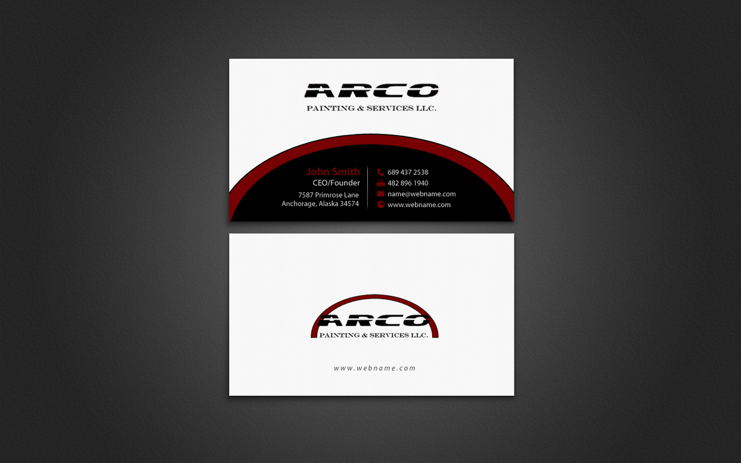 Business Card Design by chandrayaan.creative for this project | Design #7897185