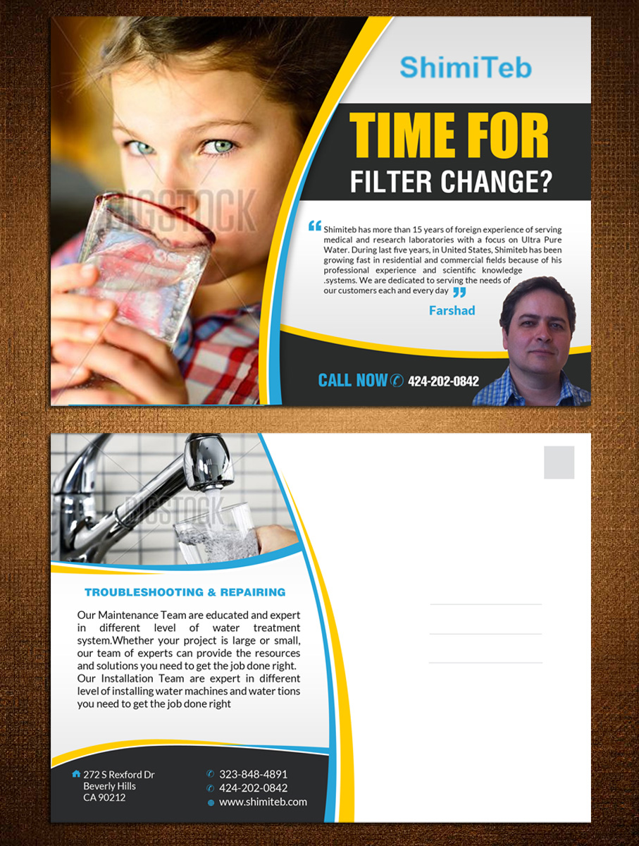 Postcard Design by creative.bugs for this project | Design #7893214