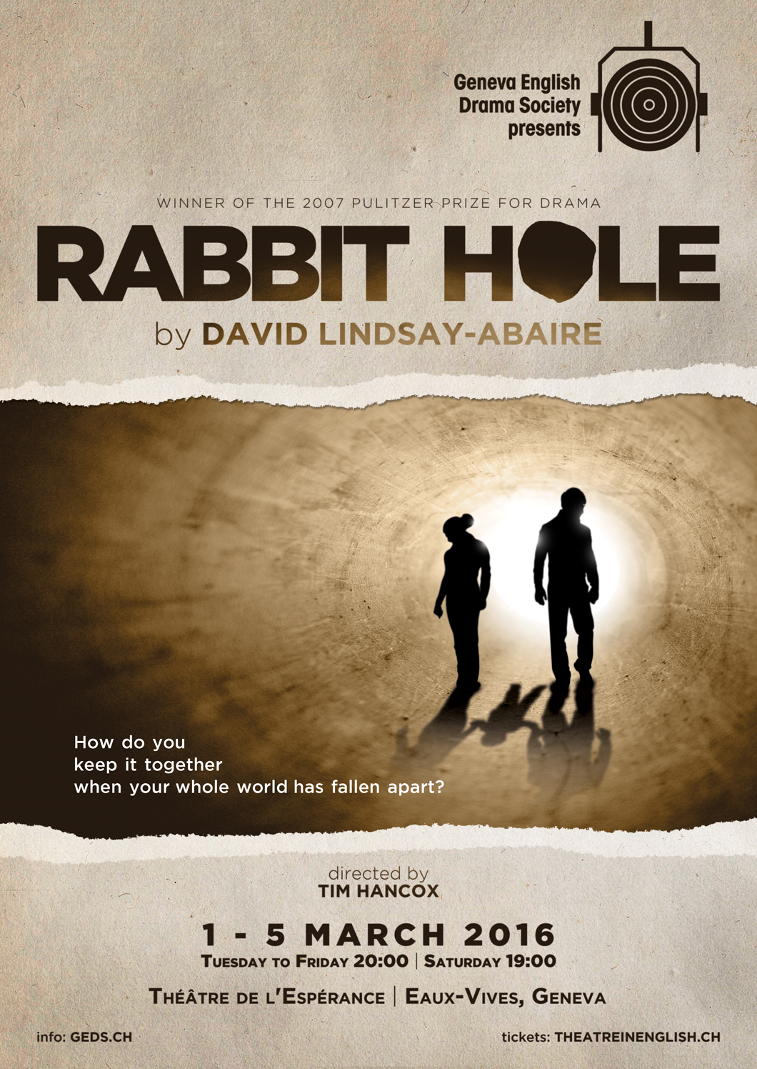 Poster Design by Cj Castillo for Geneva English Drama Society | Design #9170945