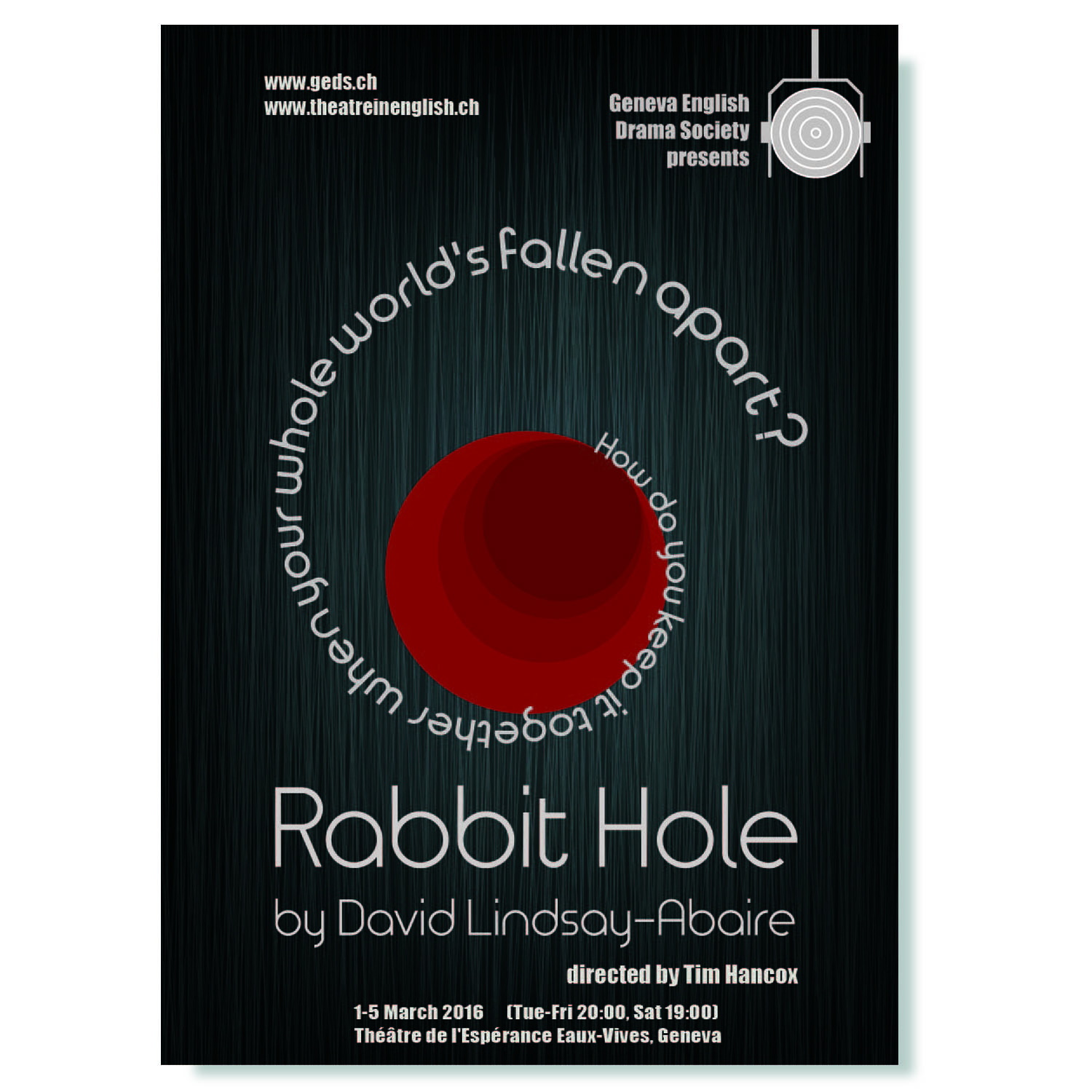 Diseño de Póster por ioio para Geneva English Drama Society | Diseño #8420537