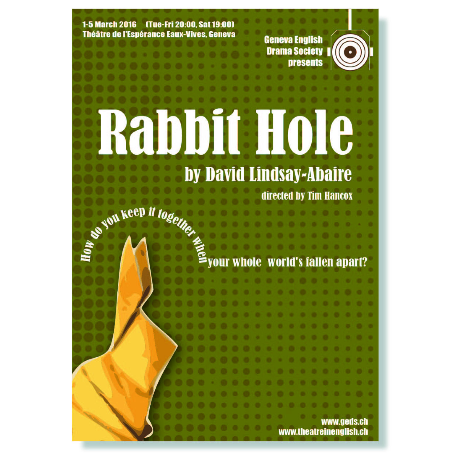 Diseño de Póster por ioio para Geneva English Drama Society | Diseño #8420541
