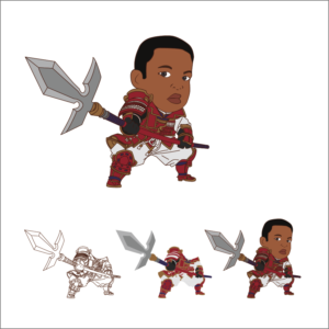 Illustration Design by AymanePro ™ for this project | Design: #8167080
