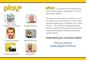 Brochure Design by Lisette Designs for PLAY MR | Design: #1980135