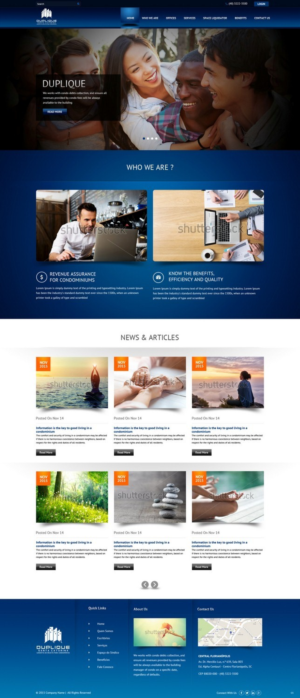 Web Design by pb for Seens TI | Design: #7988801