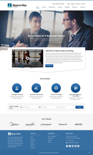 Web Design by pb for this project | Design: #7886711