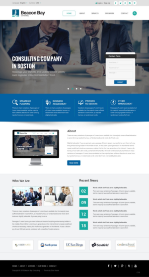 Web Design by pb for this project | Design: #7886713