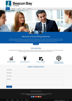 Web Design by pb for this project | Design: #7898075
