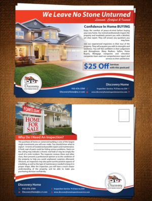 Postcard Design by creative.bugs for Discovery Home Inspection Services, LLC | Design: #7892734
