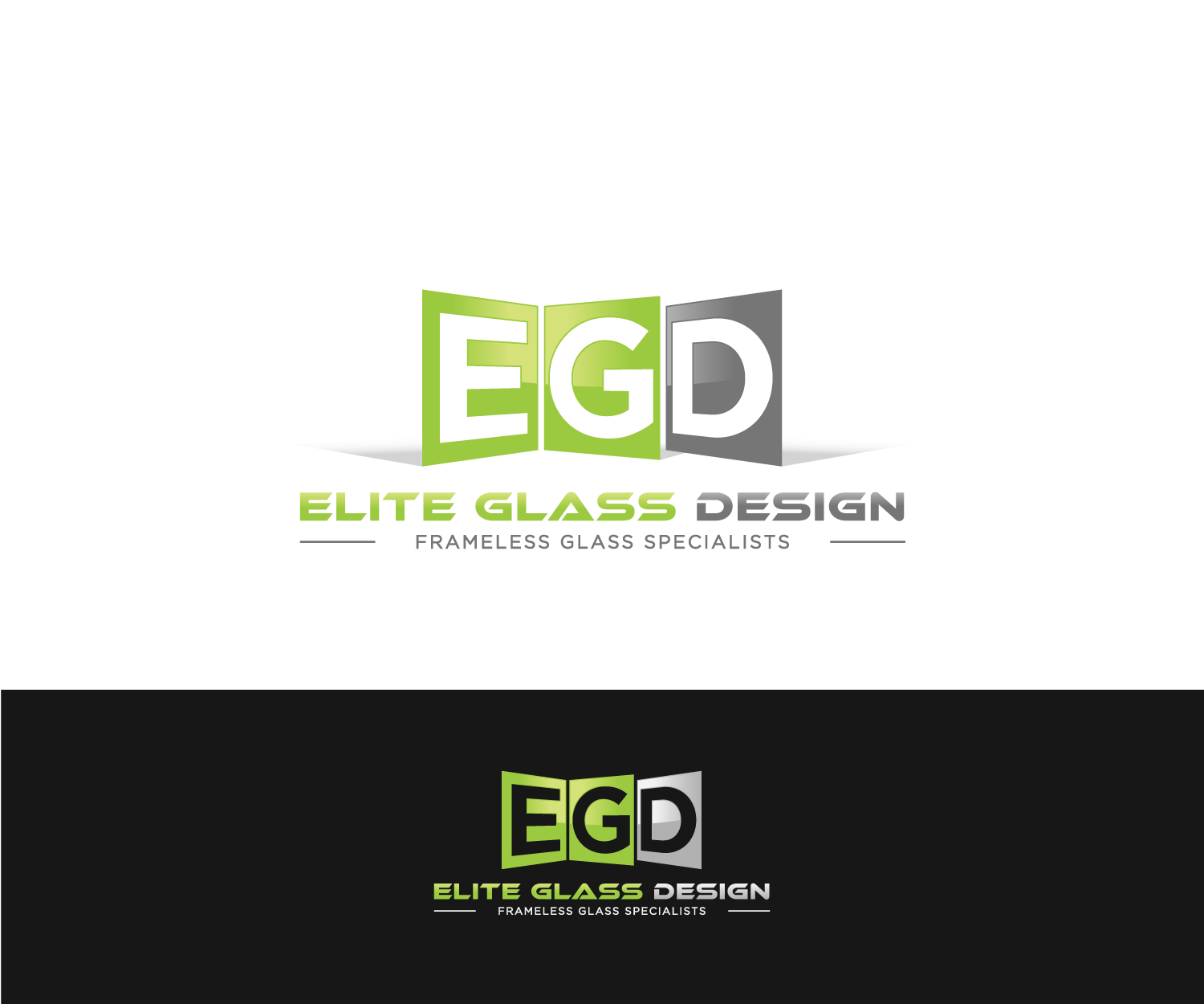 Logo Design by Mario for Elite Glass Design | Design #8426098