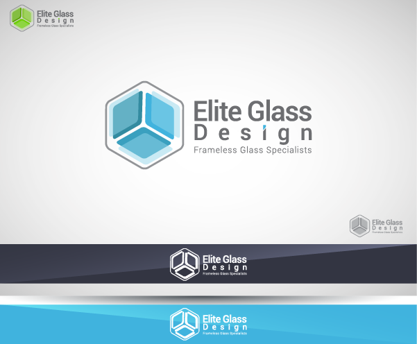 Logo Design by vhey for Elite Glass Design | Design #8214795