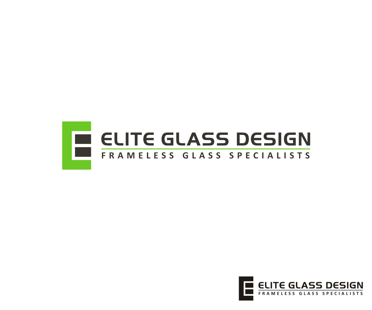 Logo Design by SMG for Elite Glass Design | Design #8398413