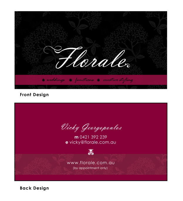 Diseño de Tarjeta de Presentación por NG KIA HUI para florale | Diseño #2014122