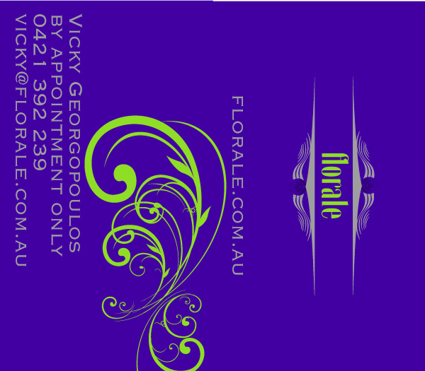 Business Card Design by JessBraam for florale | Design #1950476