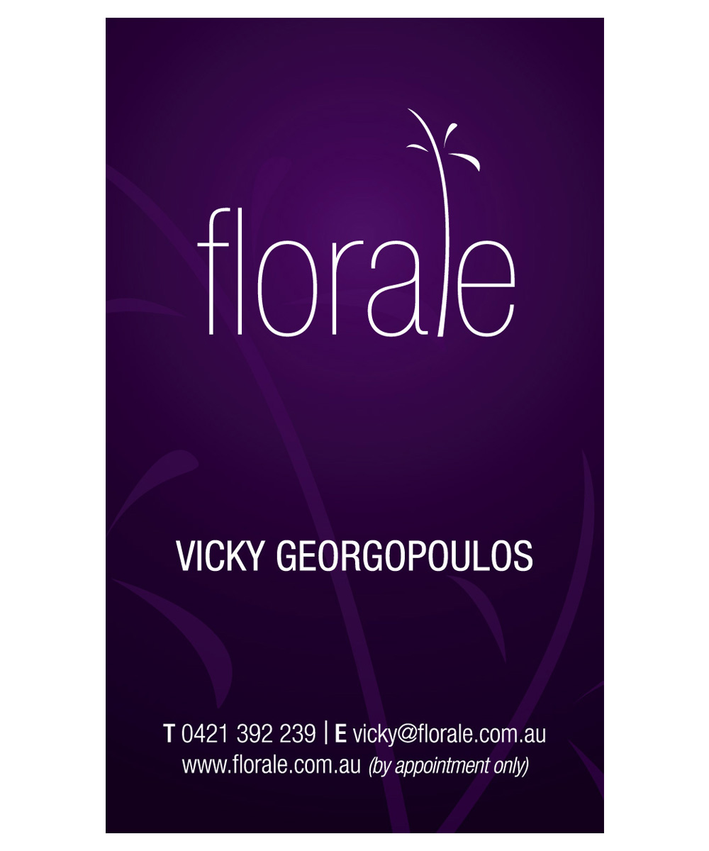 Design de Carte de Visite par creativia pour florale | Design #1941650