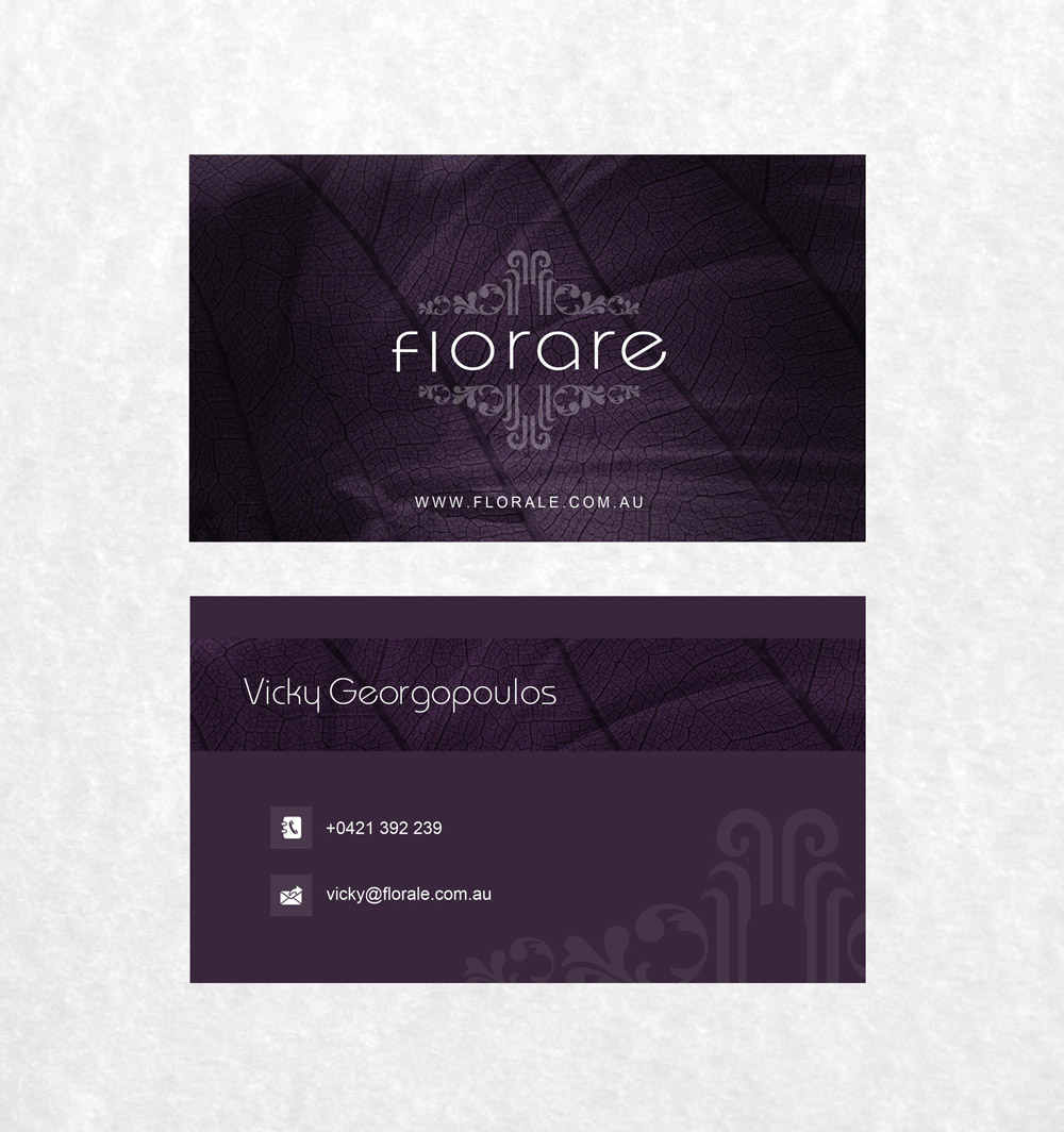 Diseño de Tarjeta de Presentación por Luis Carlos R. Castro para florale | Diseño #2004965