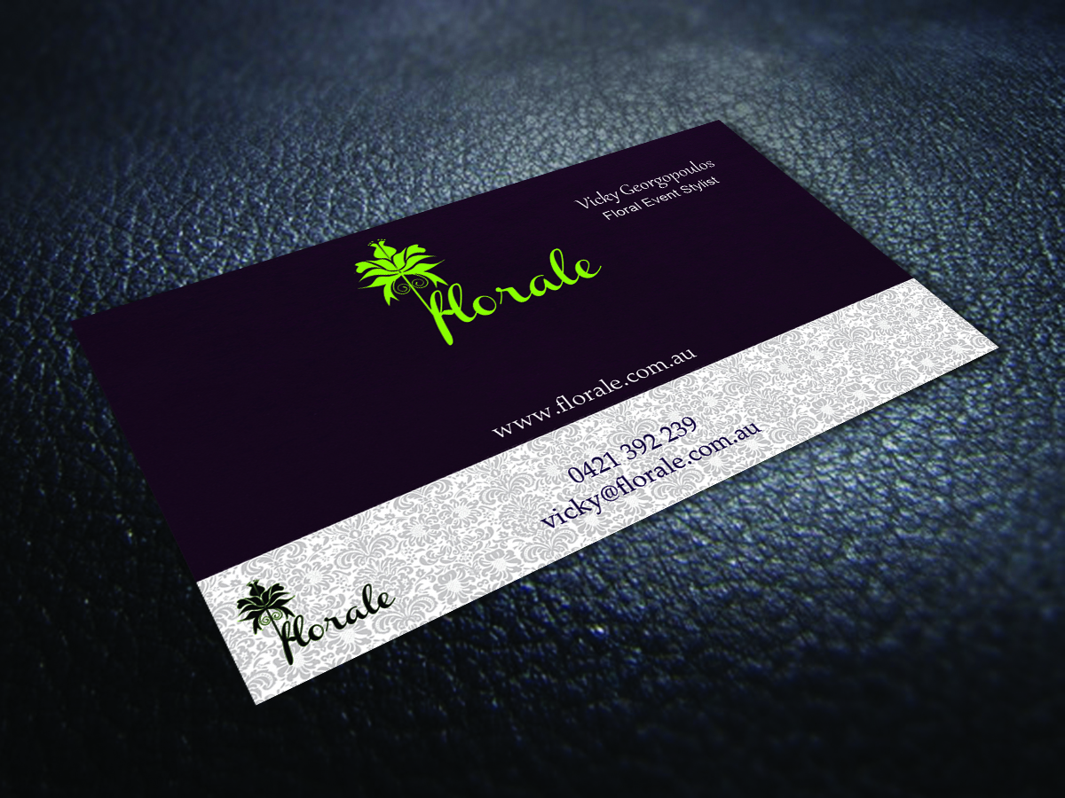 Visitenkarten-Design von LogoRepublic.ph für florale | Design #1948208