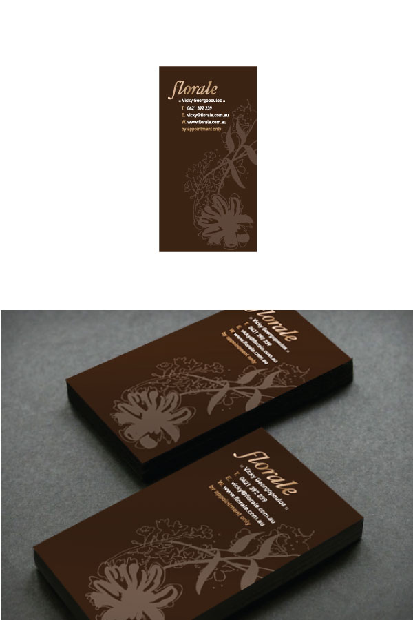 Diseño de Tarjeta de Presentación por NY MAMMOTH para florale | Diseño #1940817