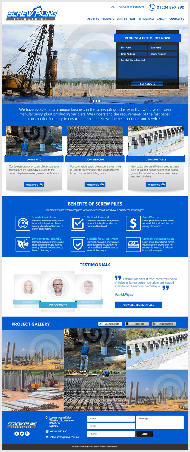 Web-Design von -Marc- für dieses Projekt | Design #7993016
