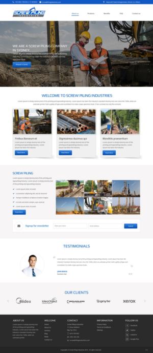 Diseño Web por pb para este proyecto | Diseño: #7887155
