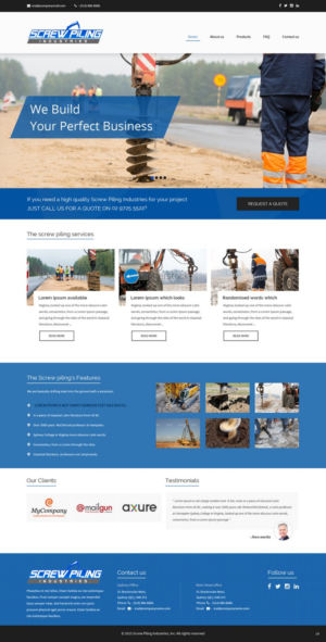 Diseño Web por pb para este proyecto | Diseño: #7887168