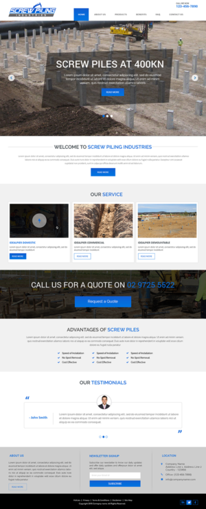 Diseño Web por Creations Box 2015 para este proyecto | Diseño: #7929294