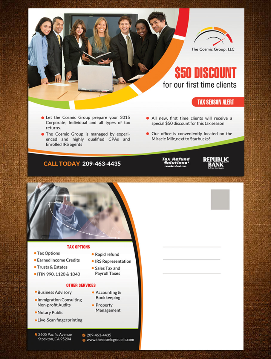 Postcard Design by creative.bugs for this project | Design #7883591