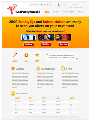 Web Design by Papersky for this project | Design: #401487
