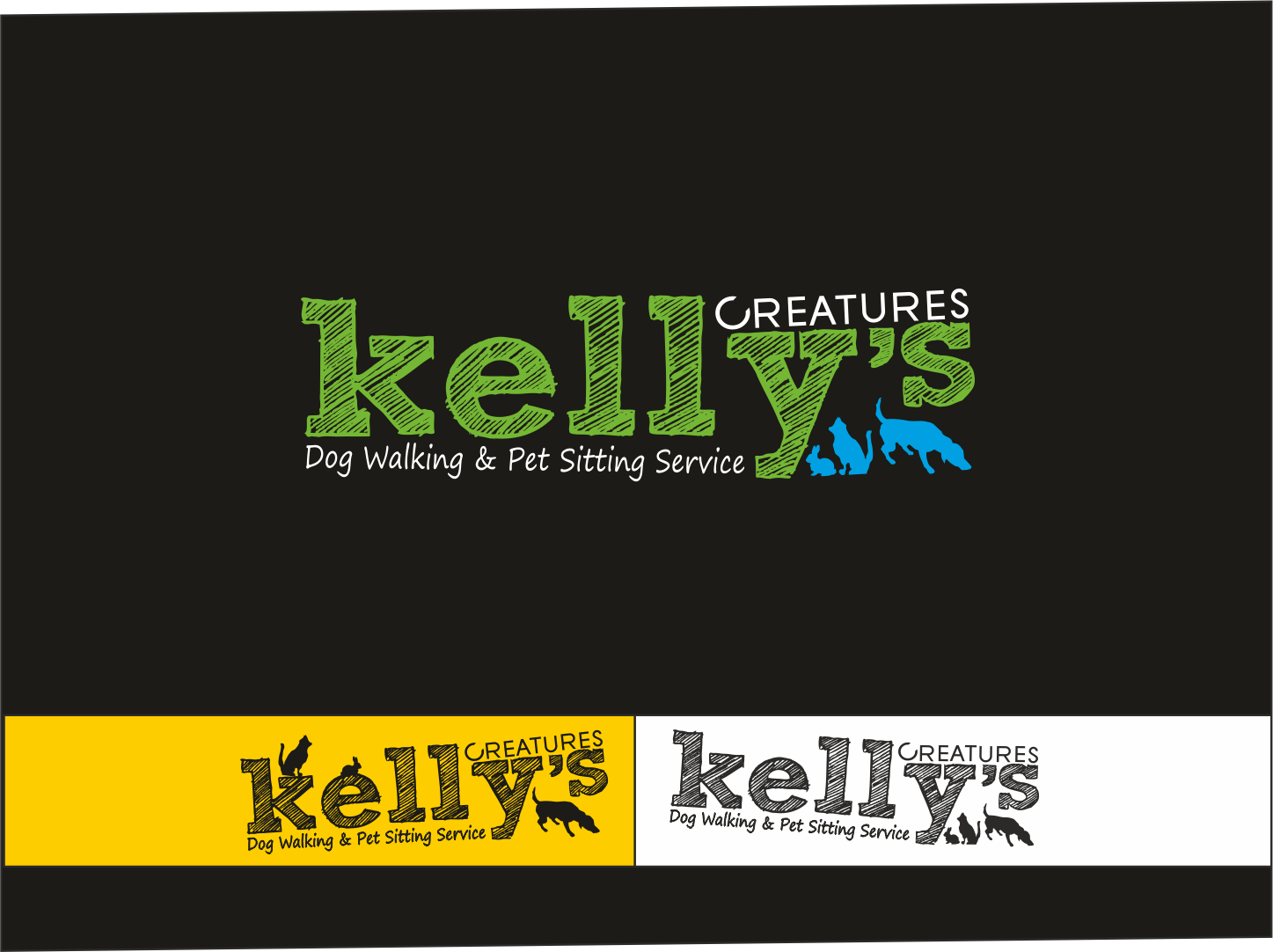 Logo Design by Pint & Promotional Projects for Kelly's Creatures | Design #7892940